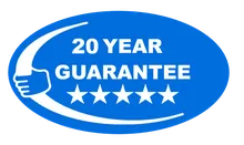 20 year guarantee badge The Handrail People