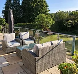 Stainless steel railing design The Handrail People
